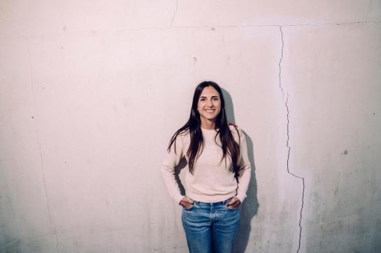 Aline De Vleminck van de onderzoeksgroep Zorg Rond het Levenseinde (VUB en UGent). Beeld © Stefaan Temmerman