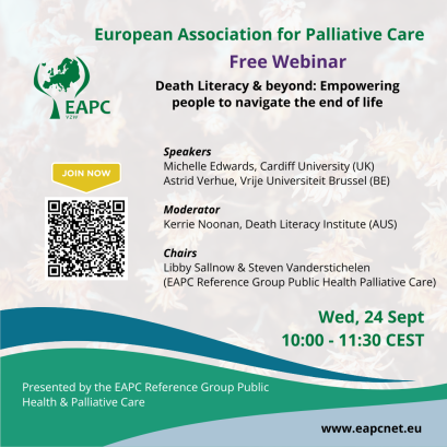 webinar Death Literacy banner